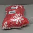 Christmas Red Throw Blanket White Snowflake Throw Blanket Xmas Winter Holiday Cozy Fuzzy Plush Throw Blankets Super Soft Lightweight Throw Blankets for Women Men 50" X 60"