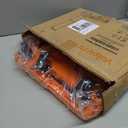 Folding Hand Truck500lbs, Portable Heavy Duty Dolly Cart, 6 Wheels Collapsible Luggage Cart with 2 Elastic Ropes - Compact Trolley Cart for Easy Moving - Ideal Hand Cart for Travel and More (17, Orange)