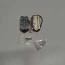 FLEOR Neck+Bridge Pickup Set Ceramic Double Coil Humbucker Pickups for Electric Guitar Pickup Replacement-Black