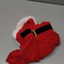 EXPAWLORER Christmas Dog Hoodie - Santa Claus Christmas Costume Outfit, Pet Winter Sweater Coat, Puppy Party Clothes Apparel for Small - Medium Dogs, Size Small/Medium