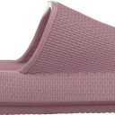 WHITIN Slippers for Women Non Slip | Cushioned Thick Sole Slides | Quick Drying Bathroom Sandals (Pink), 40-41