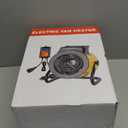 Greenhouse Heater with Digital Thermostat, 1500W Electric Outdoor Heater, Overheat Protection, Fast Heating, Waterproof for Grow Tent, Green House, Patio, Black