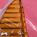 40pcs Cold Wave Perm Rods Set for Women's Long & Short Natural Hair - Plastic Orange Rollers for Curling and DIY Hairdressing (1 Count (Pack of 40))