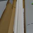 Mainstay Cordless 1" Vinyl Light Filtering Blinds, White, 27x64