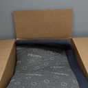 1.3" Thick Baby Play Mat for Floor Playpen, 50x50 Foam Tummy Time Mat, Padded Support Soft Plush Nursery Rug for Infant Kids Toddler Crawling Kick Activity (Dark Grey)