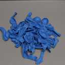 RUBFAC 129pcs Light Blue Balloons Different Sizes 18 12 10 5 Inch for Garland Arch, Sky Blue Balloons for Birthday Gender Reveal Baby Shower Party Decoration