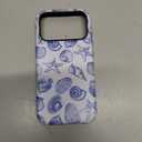 DAIZAG Case Compatible with iPhone 17 Pro,Fit Shockproof Cover for Women Girls,Cute Blue Seashell