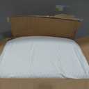 OLIXIS Memory Foam Pillows for Sleeping,2 Pack Queen Size Bed Pillows for Adults,with Removable Washable Cover,Breathable Mesh, Gel Cooling Technology, Firm Support for Back and Side Sleepers,White, 24.2"D x 16.03"W x 4.75"H