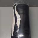 Amazon Basics Reversible Sherpa Throw Blanket, Black, 50"x60"