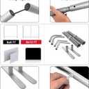 8 x 8 FT Tension Fabric Backdrop Trade Show /Photo Booth Black Backdrop Photography Tension Banner Display with Trade Shows/ Weddings/ Birthday Party / Commercial Activities