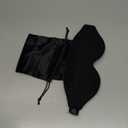 LitBear Long Lash Sleep Mask for Women Men Side Sleeper, 3D Contoured Light Blocking Sleeping Mask, Soft Comfortable Eye Mask Sleep with Adjustable Strap, Pouch for Travel, Black