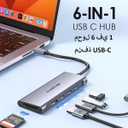 LENTION USB C Hub with 4K HDMI, 3 USB 3.0, SD/Micro SD 3.0 Card Reader, Compatible 2023-2016 MacBook Pro, New Mac Air/Surface, Chromebook, iPhone15 or More, Stable Driver Adapter (C34, Space Gray)
