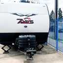 Flame King Dual 30LB LP Propane Tank Light Plastic Heavy Duty Cover for RV, Travel Trailer, Camper And Recreational Vehicle - Black