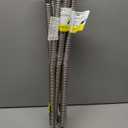 SharkBite Max 3/4 Inch x 1 Inch FIP x 24 Inch Stainless Steel Corrugated Flexible Water Softener Connector, Push to Connect Brass Plumbing Fitting, PEX Pipe, Copper, CPVC, PE-RT, HDPE, URSS3086FX24, (Pack Of 6)