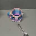 Pink Highland Cow Ice Pint Holder,Cute animal ice cream coolerleak Proof ,Popsicle Cozy Beer Can Cup,Use for ice cream at home to make it more fun (Rainbow)