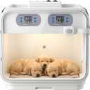 Puppy Incubator, Intelligent Constant Temperature Pet Brooder, Kitten Incubator for Newborn Puppies, Kittens, Small Mammals & Birds