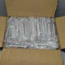 DoubleFill 24 Pcs Acrylic Plate Stand Adjustable White Wire and Clear Acrylic Display Easel 4. 75" H x 3. 8" W X5. 3" D Holder Stand for Display Plates and Pictures