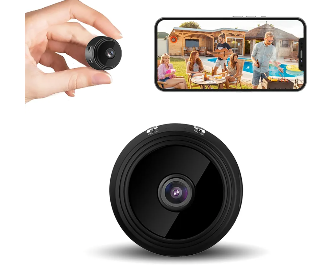 Hidden Camera - Spy Cameras - Nanny Cam - WiFi Wireless Cam - 1080P HD Small Camera with Motion Detection and Night Vision，Security Cameras for Home/Office/Baby Monitoring