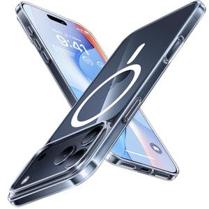 TORRAS Magnetic Slim-Fit for iPhone 17 PRO MAX Case, Ultra-Thin 17 ProMax Phone Case Compatible with MagSafe, Light Anti-Scratch Matte Hard PC Bayer 6.9 inch OriginFit, Clear