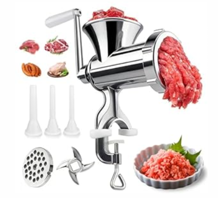 Manual Meat Grinder - Table Sausage Maker Meat Grinders Fast And Effortless Maker Meat Grinders For Home Use Food Grinder for Beef Chili Pork