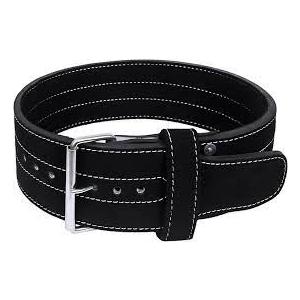 Leather Weightlifting Belt, Weight Lifting Belt 4 Inch Wide for Men Women, Gym Lever Belts -Lower Back Support- for Workout, Powerlifting, Squats, Deadlifts, Cross Training,Size M