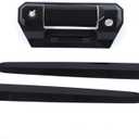 Daeiclru Tailgate Door Handle Trim Cover Compatible with Toyota Tacoma 2024 2025, Rear Trunk Grab Handle Cover Scratch Protector Accessories(Only Fit SR Version) (Glossy Black)