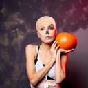 Bald Caps Makeup Latex Bald Head Wig Caps Cosplay Costume for Adults, for Theme Party Decorations Supplies