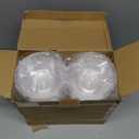 100 Pack Small Clear Plastic Bowls, 12oz Hard Disposable Salad Bowls, Disposable Bowl for Party Serving, Ice Creams, Desserts, Catering, Special Events