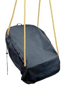Outdoor Toddler Swing Seat Cover, Playground & Patio Yard Covers for Swings (Black, 1 Pack)