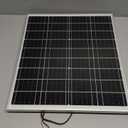 12V 30W Solar Battery Trickle Charger & Maintainer - Waterproof 30 Watt Solar Panel Built-in Ultra Smart MPPT Charge Controller + Adjustable Pole Mount Brackets for Pole Dia 1.5-3.0inch/40-80mm