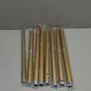 Brass Threaded Poles, 16", 8 Pack