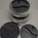 Electric Lunch Box Food Warmer - 105W Fast Heating Lunch Box with Dual 27-Ounce SS Containers - 110V Portable Food Heater for Travel, Office, & On-the-Go - Perfect for Men, Women, Adults (Gray)