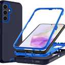 for A36 5G Phone Case, Heavy Duty Protective Galaxy A36 Case, 3 in 1 Drop-Proof Samsung Galaxy A36 5G Case [No Screen Protector] for Galaxy A36 5G Case Blue