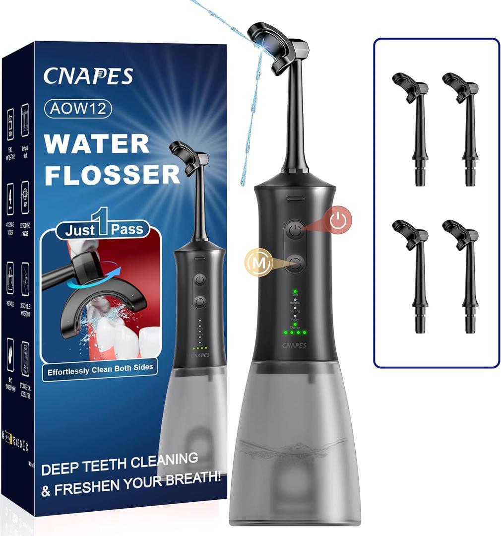 Portable Water Flosser for Teeth Cleaning with Water Tank