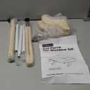 Zakkart Cat Perch for Window Sill with Bolster - Orthopedic Hammock Design with Premium Hardwood & Robust Metal Frame - Cat Window Seat for Large Cats and Kittens - Natural Color Wood Gray Bed, 24''W