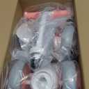 Colorful Lighting Baby Balance Bike Toys for 1 Year Old Girl Gifts, 10-36 Month Toddler Balance Bike, No Pedal 4 Silence Wheels & Soft Seat Pre-School First Riding on Toys, 1st Birthday Gifts (Pink)