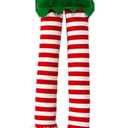 Elf Leg Decoration for Trunk 19.3 * 9.8 inches,2025 Christmas Car Decoration |Stuffed elf Legs for Car Decor with Flexible Coil, Xmas Elf Feet Accessories for Indoor and Outdoor (Green F2F)