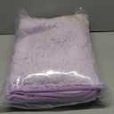 RUN HELIX Purple Bathroom Rug Set 3 Piece Non-Slip Microfiber Bath Mat,Plush Shaggy Luxury Mat with Rubber Backing, Extra Soft and Absorbent Machine Washable, Bath Mats for Bathroom,Tub and Shower (20"x32"+16"x24"+ U Shape20"x20", Light Purple-solid)