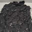 OYOANGLE Women's Sequin Sparkly Cocktail Party Dress Glitter Sleeveless Halter Mini Dress Outfits Clubwear M