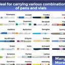 Insulin Cooler Travel Case Wallet with Ice Gel Crystal bag, for Insulin Pens and Diabetic medicine, No Refrigeration Needed, Keep Medication Cool for 45+ Hours Perfect for Travel and Everyday Use