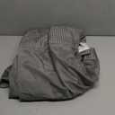 No Hook Shower Curtain with Snap in Liner Set Waffle Shower Curtain for Bathroom Hotel Style Fabric Waterproof Inner Liner71" W x 74" H, Grey