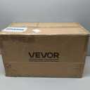 VEVOR Hot Dog Roller 5 Rollers 12 Hot Dogs Capacity, 750W Stainless Sausage Grill Cooker Machine with Dual Temp Control Glass Hood Acrylic Cover Bun Warmer Shelf Removable Oil Drip Tray ETL Certified