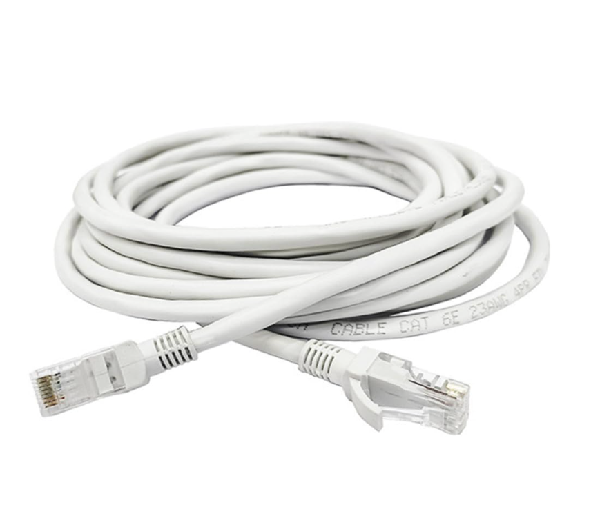 Holibanna Ethernet Cable High- Cord with Connector for Router Printer NAS Communication Devices White Fast Transmission LAN Patch Jumper