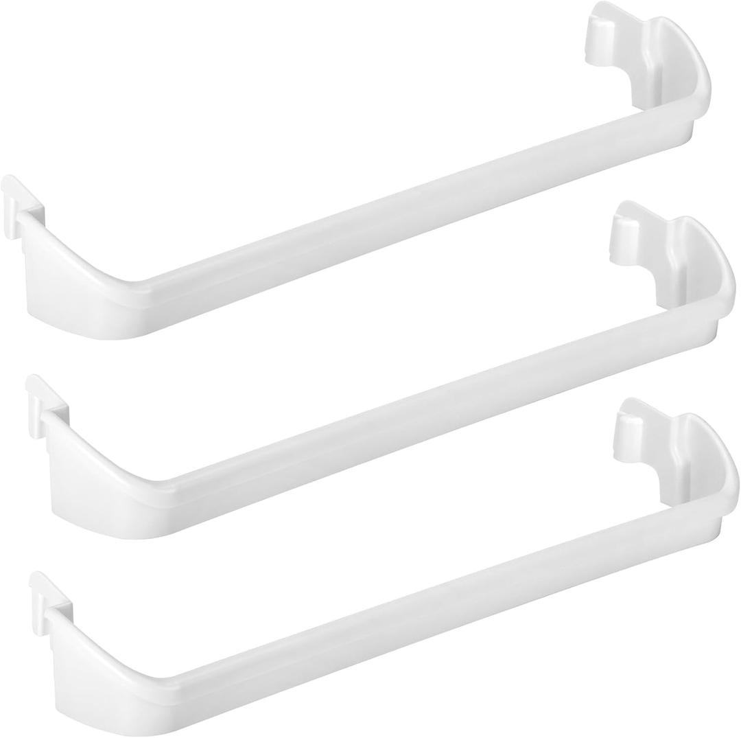 2026 UPGRADED 240534901 x2 & 240534701 x1 Refrigerator Door Shelf Rack Bar Compatible with Frigidaire Kenmore Door Shelf Rack Bar Rail Replaces AP3214631 PS734936 AP3214630 PS734935 EA734935 948954