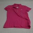 Aeropostale Womens Aero Solid A87 Polo (Large, Fucshia Purple)