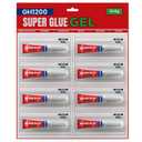 4Gx 8 Value Pack Gel Super Glue Gel Glue All Purpose with Anti Clog Cap. Super Glue for Plastic, Superglue - Magic Glue for DIY Crafts and Many More