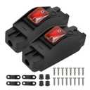 12V-250V Waterproof Inline Cord Switch Compatible with 14-Gauge and 16-Gauge Outdoor Extension Cords 2PCS