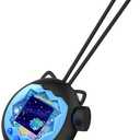 Geiomoo Silicone Case for Tamagotchi Paradise Interactive Virtual Pet, Soft Flexible Scratch Resistant Protective Cover (Black)