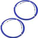 2pcs 24ft 8 Meter 315 Inch Marine Type 3300 / 33C Throttle Shift Remote Control Box Cable for Yamaha Outboard Engine Boat Motor Steering System Blue