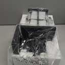 Motion Sensor Outdoor Wall Lights Fixture, Advanced Dusk to Dawn Exterior Lighting, Outside Light for House, Garage, Anti-Rust Waterproof Front Porch Lanterns Fixtures Wall Mount, Seeded Glass, Black (Medium-1-PACK)